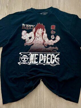 One Piece Ripple Junction Anime Luffy Crewneck Shirt  Short Sleeve Men’s XL
